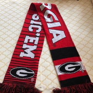 Georgia Bulldogs Scarf, NWOT